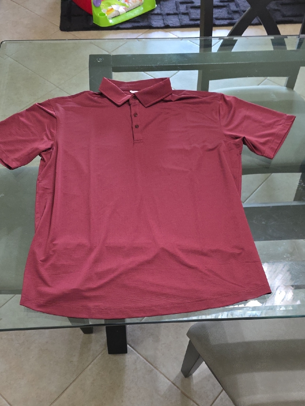 Swannies  Men's Polo Shirt in Burgundy